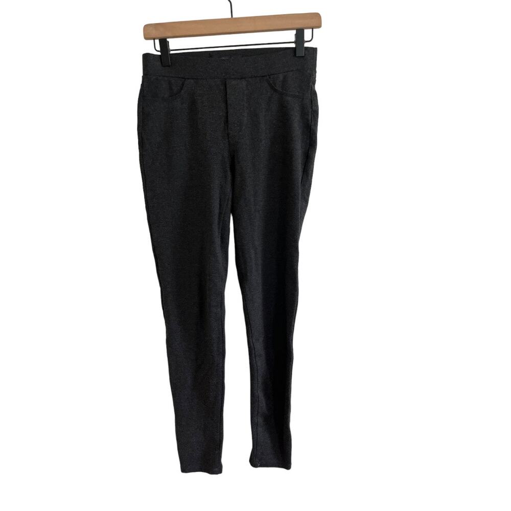 Ellen Tracy Womens Charcoal Gray Pull On Leggings Size Small